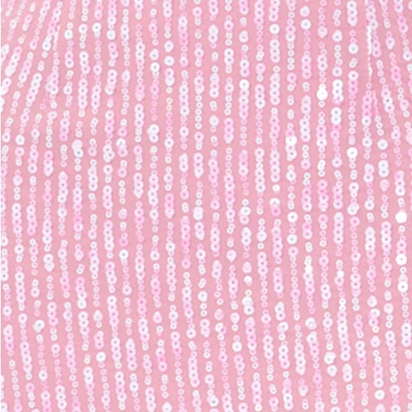 NWOT SAYLOR Audie Sequin Halter Maxi Dress In Pink - Picture 7 of 8